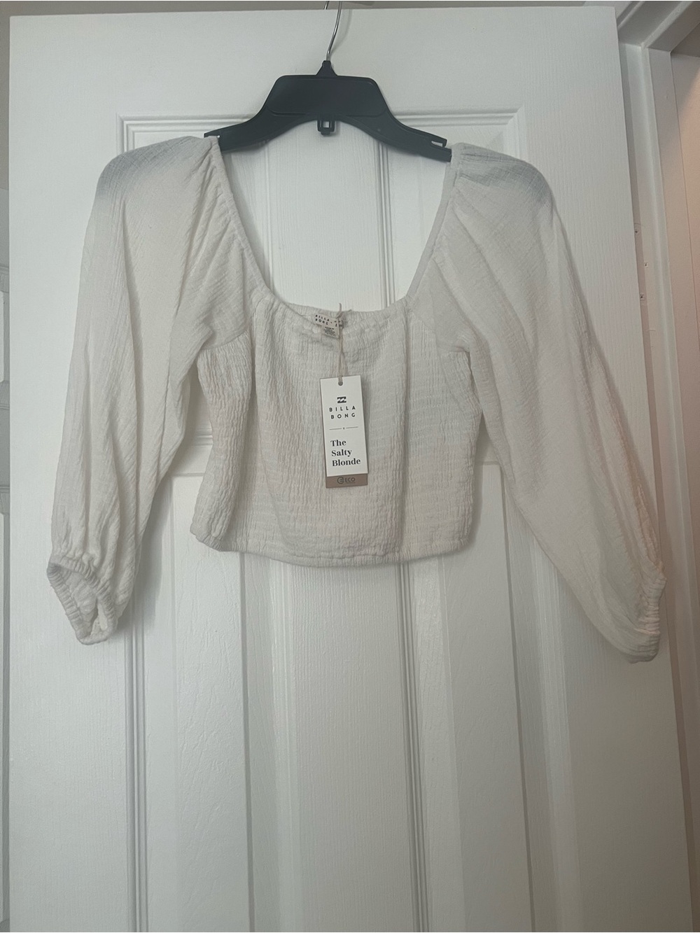 Billabong & The Salty Blonde collab White Crop Blouse